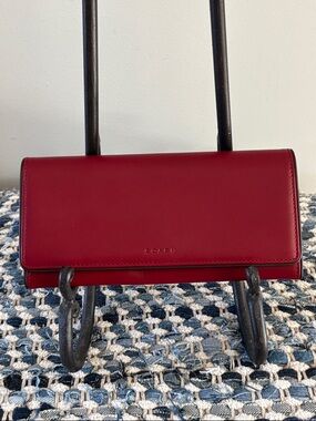Coach Bordeaux Red/Wine Color Wallet